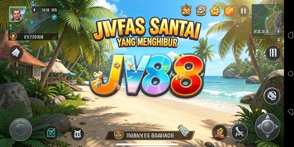Screenshot gameplay JV88 yang menampilkan keseruan permainan santai.