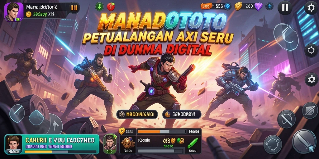 Tampilan gameplay seru dari MANADOTOTO dengan aksi yang mendebarkan.