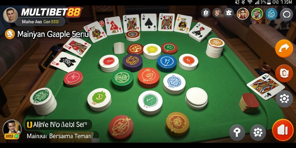 Tampilan gameplay seru dan interaktif di MULTIBET88.