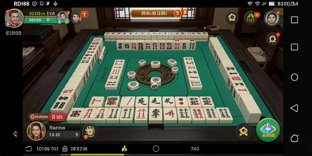 Tampilan gameplay menarik dari game Mahjong RDI88.